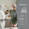 Fifthpulse Nitrile Disposable Gloves, Nitrile, Powder-Free, S, 100 PK, Cool Gray FMN100564